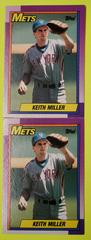 Keith Miller #58 Baseball Cards 1990 Topps Tiffany Prices