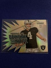 Derek Carr Football Cards 2014 Panini Prizm Believe the Hype Prices