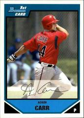 Adam Carr #BP7 Baseball Cards 2007 Bowman Prospects Prices