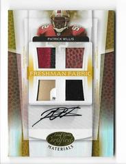 Patrick Willis [Mirror Gold Material Autograph] Football Cards 2007 Leaf Certified Materials Prices
