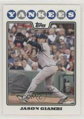 Jason Giambi Baseball Cards 2008 Topps Team Set Yankees Prices