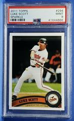Luke Scott [Sparkle] #294 Baseball Cards 2011 Topps Prices