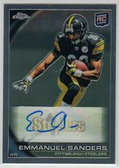 Emmanuel Sanders [Autograph] Football Cards 2010 Topps Chrome Prices