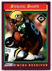 Sterling Sharpe #114 Football Cards 1992 Panini Score Prices