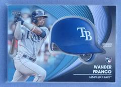 Wander Franco [Blue] #BH-WF Baseball Cards 2022 Topps Batting Helmet Relic Prices