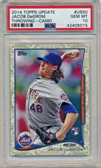 Jacob DeGrom [Throwing Camo] #US50 Baseball Cards 2014 Topps Update Prices