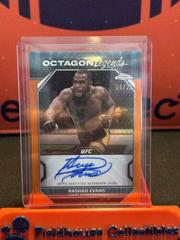 Rashad Evans [Orange Refractor] #OLA-REV Ufc Cards 2024 Topps Chrome UFC Octagon Legends Autograph Prices