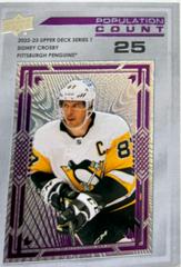 Sidney Crosby [25] Hockey Cards 2022 Upper Deck Population Count Prices