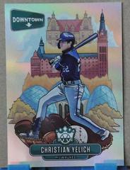 Christian Yelich Baseball Cards 2021 Panini Diamond Kings Downtown Prices