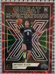 Anthony Black [Red Green] #1 Basketball Cards 2023 Panini Donruss Great X Pectations Prices