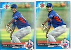 Oscar De La Cruz [Blue] #BP72 Baseball Cards 2017 Bowman Prospects Prices