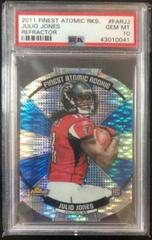 Julio Jones Football Cards 2011 Topps Finest Atomic Rookie Refractor Prices
