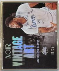 Anthony Davis [Metal Frame] #295 Basketball Cards 2020 Panini Noir Prices