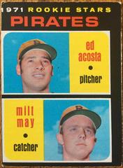 Pirates Rookies [E. Acosta, M. May] #343 Baseball Cards 1971 O Pee Chee Prices