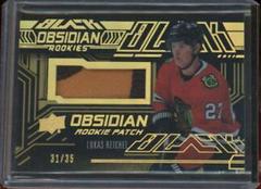Lukas Reichel [Patch Gold] #ORJ-LR Hockey Cards 2022 SPx UD Black Obsidian Rookies Jersey Prices