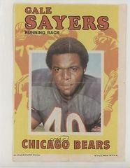 Gale Sayers #12 Football Cards 1971 Topps Pin Ups Prices