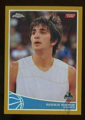 Ricky Rubio [Gold Refractor] #97 Basketball Cards 2009 Topps Chrome Prices