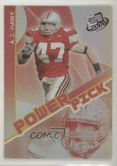 A.J. Hawk [Power Pick] Football Cards 2006 Press Pass Prices