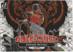 Jackson Holliday [Silver] Baseball Cards 2023 Panini Donruss Unleashed Prices
