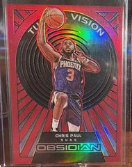 Chris Paul [Red Flood] #15 Basketball Cards 2021 Panini Obsidian Tunnel Vision Prices