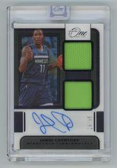 Jamal Crawford [Purple] Basketball Cards 2021 Panini One and One Jersey Autographs Prices