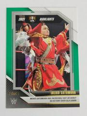 Meiko Satomura [Green] Wrestling Cards 2022 Panini NXT WWE 2021 Highlights Prices