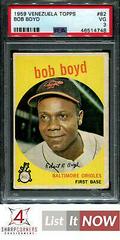 Bob Boyd #82 Baseball Cards 1959 Venezuela Topps Prices