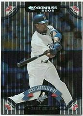 Gary Sheffield #38 Baseball Cards 2002 Donruss Prices