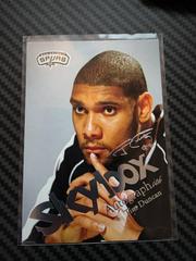 Tim Duncan Basketball Cards 2003 Fleer Authentix Autograph Prices