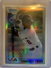 Francisco Lindor [Refractor] Baseball Cards 2010 Bowman Chrome USA Stars Prices