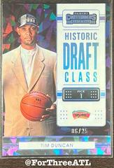 Tim Duncan [Cracked Ice] #3 Basketball Cards 2022 Panini Contenders Historic Draft Class Prices