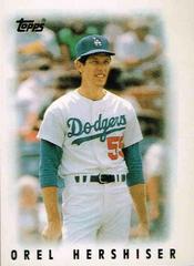 Orel Hershiser #45 Baseball Cards 1986 Topps Mini League Leaders Prices