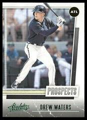 Drew Waters [Green] #P-7 Baseball Cards 2021 Panini Absolute Prospects Prices