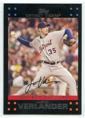 Justin Verlander Baseball Cards 2007 Topps Update & Highlights Prices