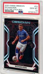Richarlison [Red] #53 Soccer Cards 2020 Panini Obsidian Prices