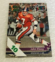 John Elway [10 Stripe] Football Cards 1992 Wild Card Stat Smashers Prices