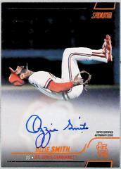 Ozzie Smith [Orange Foil] Baseball Cards 2022 Stadium Club Autographs Prices