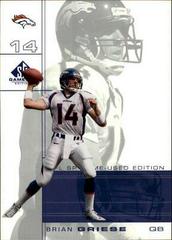 Brian Griese #30 Football Cards 2001 SP Game Used Prices