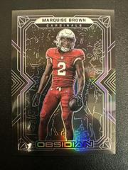 Marquise Brown [Purple] #2 Football Cards 2022 Panini Obsidian Prices
