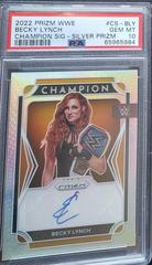 Becky Lynch [Silver Prizm] Wrestling Cards 2022 Panini Prizm WWE Champion Signatures Prices