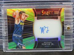 Michael Porter Jr. [Neon Green] Basketball Cards 2018 Panini Select Rookie Signatures Prices