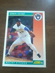 Edwin Nunez #676 Baseball Cards 1992 Score Prices