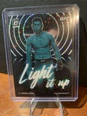 Li Jingliang [White Sparkle] #4 Ufc Cards 2023 Panini Donruss Optic UFC Light It Up Prices