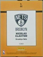 Nicolas Claxton Basketball Cards 2019 Panini Instant Rated Rookie Retro Prices