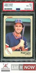 Fred Lynn Baseball Cards 1983 Fleer Prices
