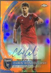 Chris Wondolowski [Autograph Orange Refractor] Soccer Cards 2014 Topps Chrome MLS Prices