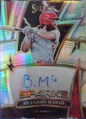 Brandon Marsh [Holo] #SS-BM Baseball Cards 2022 Panini Select Sparks Signatures Prices