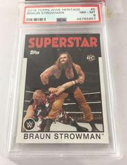 Braun Strowman Wrestling Cards 2016 Topps WWE Heritage Prices