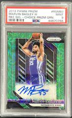 Marvin Bagley III [Choice Prizm Green] Basketball Cards 2018 Panini Prizm Rookie Signatures Prices