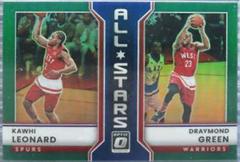 Kawhi Leonard, Draymond Green [Green] #15 Basketball Cards 2022 Panini Donruss Optic All Stars Prices